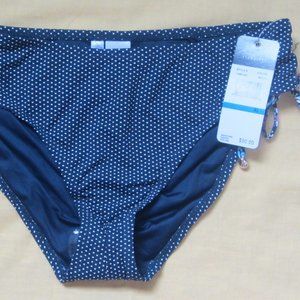 Anne Cole Bikini Bottom Size XL~Black Polka Dot Bikini Bottom Size XL